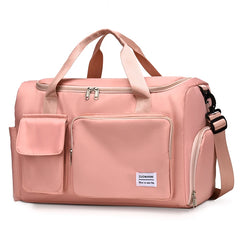 Carry on Travel Bag Large Capacity Weekender Overnight Duffle Bags with Shoe Compartment Sports Fitness Bags for Women