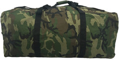 Heavy Duty Cargo Duffel Large Sport Gear Drum Set Equipment Hardware Travel Bag Rooftop Rack Bag (30" X 15" X 15", Camouflage)