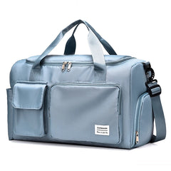 Carry on Travel Bag Large Capacity Weekender Overnight Duffle Bags with Shoe Compartment Sports Fitness Bags for Women