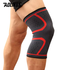 1PCS Fitness Running Cycling Knee Support Braces Elastic Nylon Sport Compression Knee Pad Sleeve for Basketball