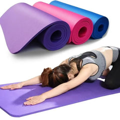 6MM Thick Yoga Mat Anti-Skid Sports Fitness Mat EVA Comfort Foam Yoga Matt for Exercise, Yoga, and Pilates Gymnastics Mat