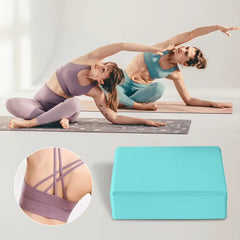 EVA Yoga Block Solid Color Yoga Balance Bricks Moisture-Proof High Density Yoga Blocks Body Shaping Yoga Blocks for Meditation